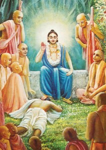 nityananda-prabhu-places-foot-on-raghunaths-head