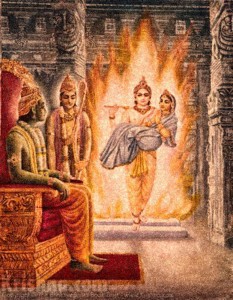 Agnideva Brings the Real Sita